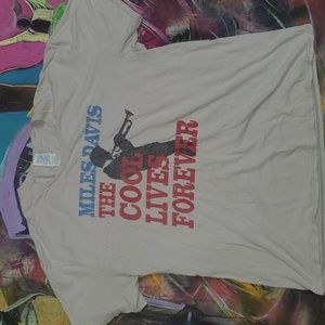 Miles Davis mens graphic tee